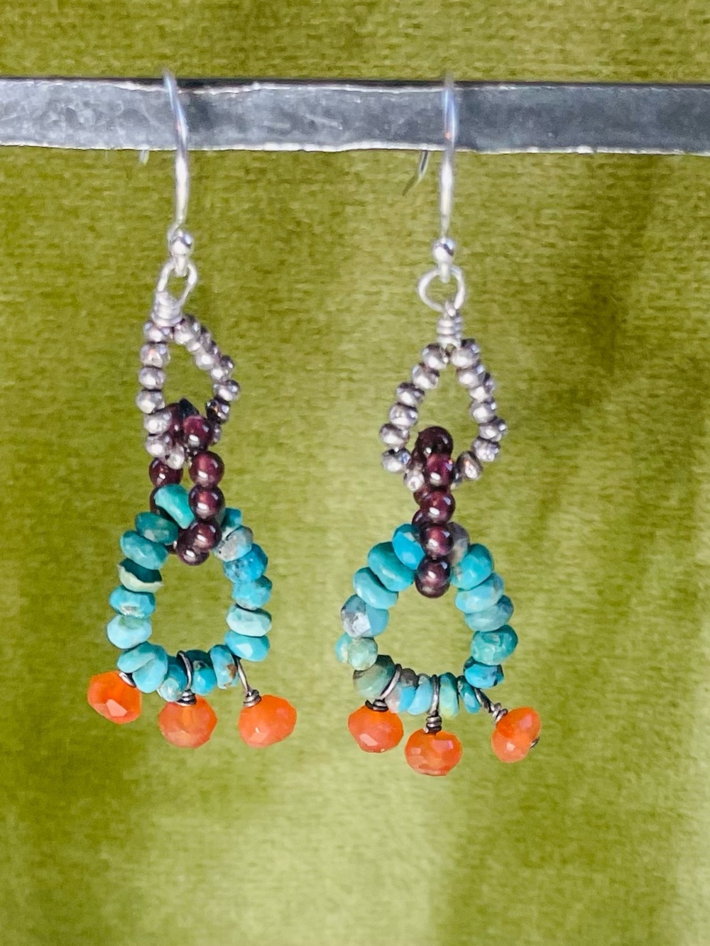 New! Western Days Turquoise Earrings
